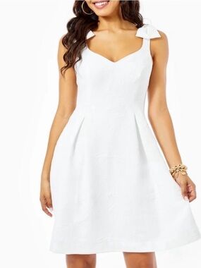 Lilly Pulitzer Linnet Stretch Jacquard Fit & Flare Dress